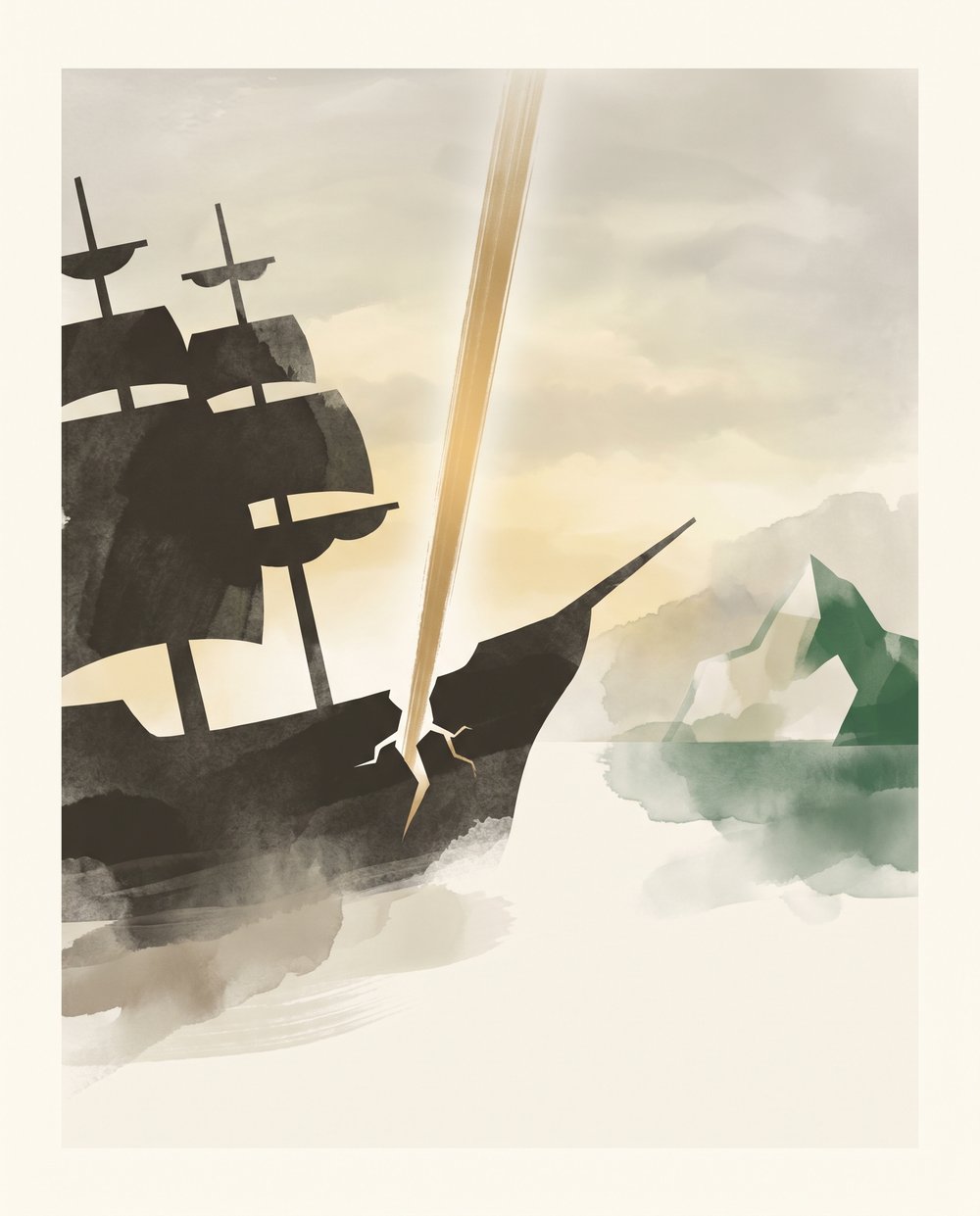 破冰与新生的光